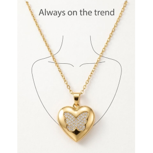 Photo Frame Golden Pendant