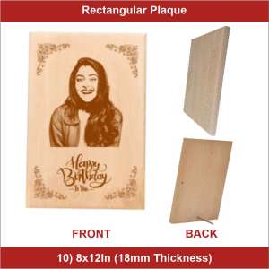 8x12inch 18mm Thickness wooden Plaque - 6
