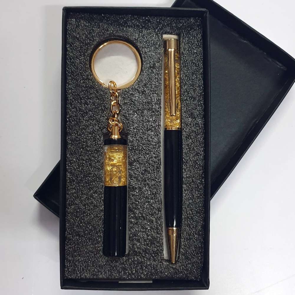 (PEN-007) Golden Zari Metal Set
