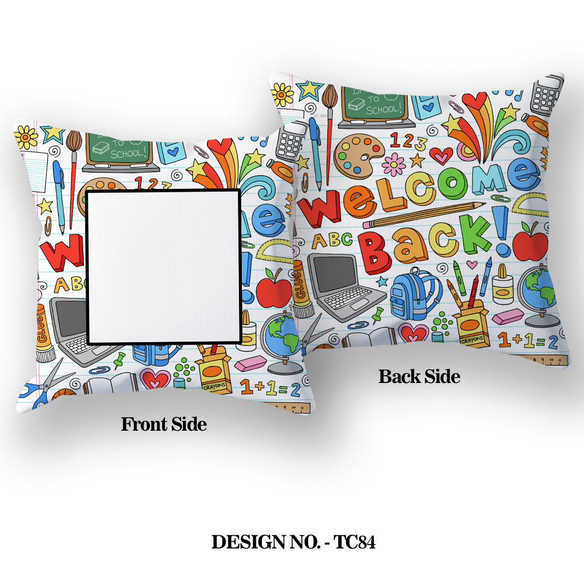 Back To School Printed Pillow TC084