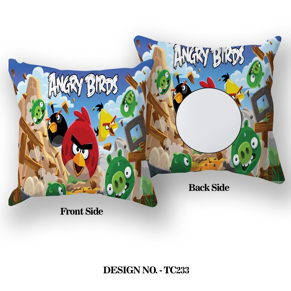CARTOON Angry Bird Printed Pillow TC233