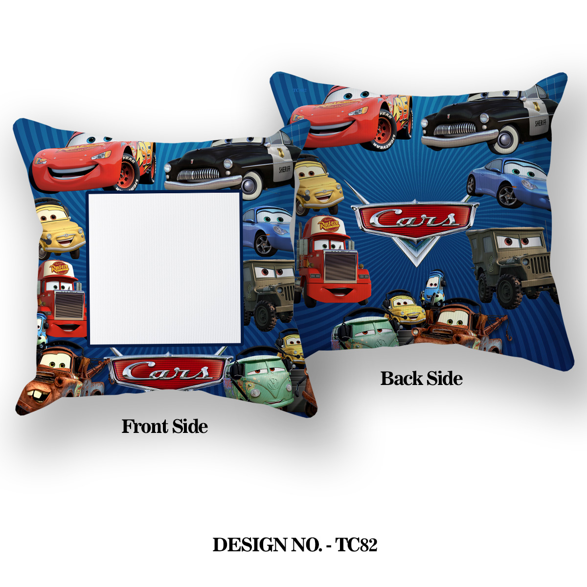 CARTOON Cars Printed Pillow TC082