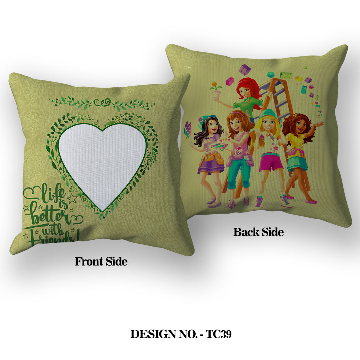 FIRENDS Printed Pillow TC039