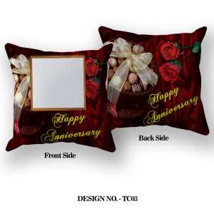 HAPPY ANNIVERSARY Printed Pillow TC003