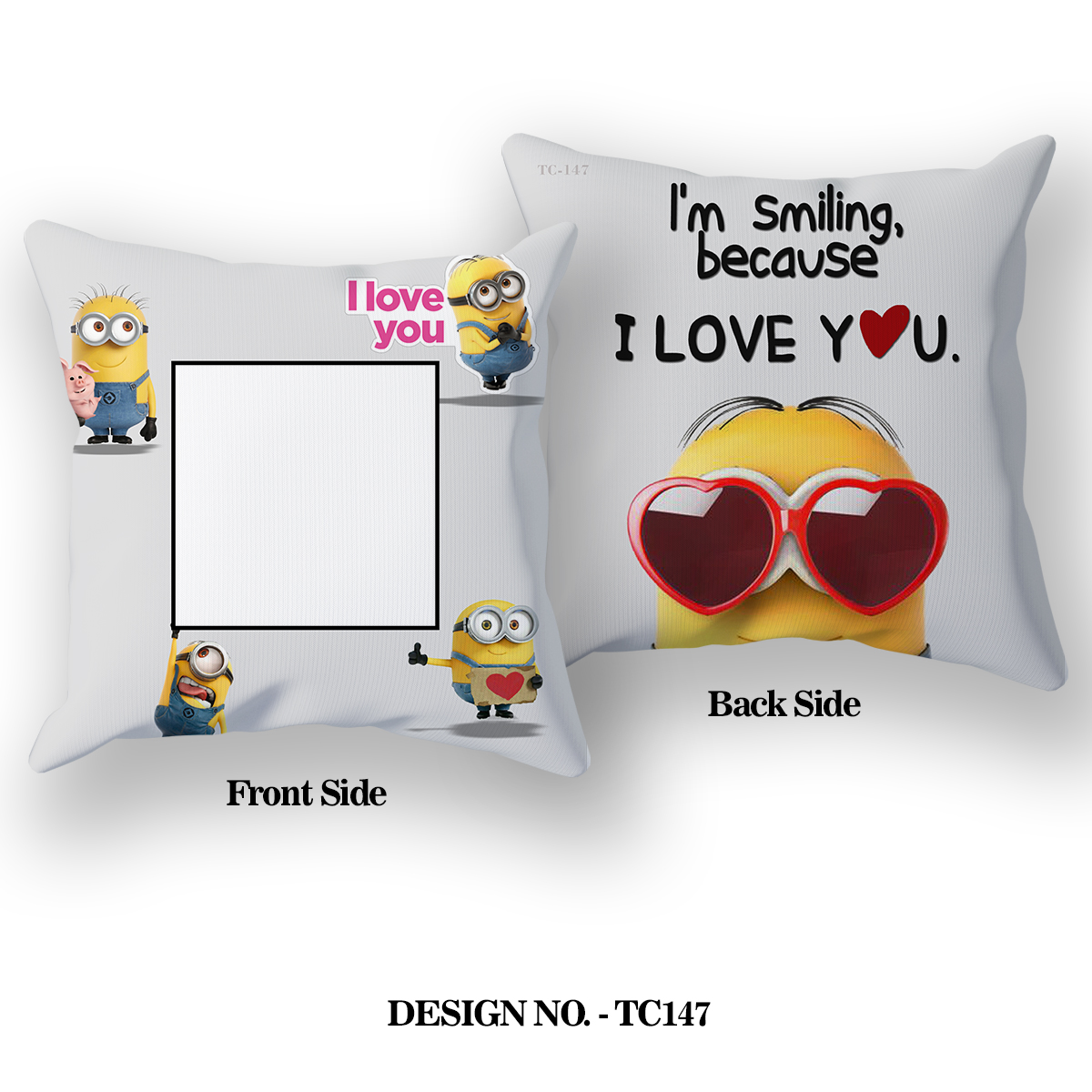 LOVE  I Love You Printed Pillow TC147