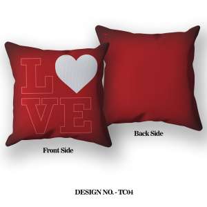 LOVE Printed Pillow TC004