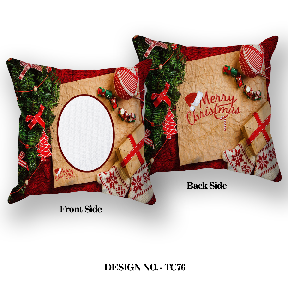 MERRY CHRISTMAS Printed Pillow TC076