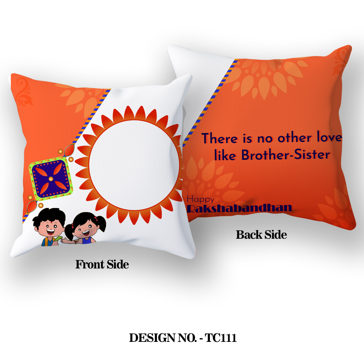 RAKSHA BANDHAN Printed Pillow TC111