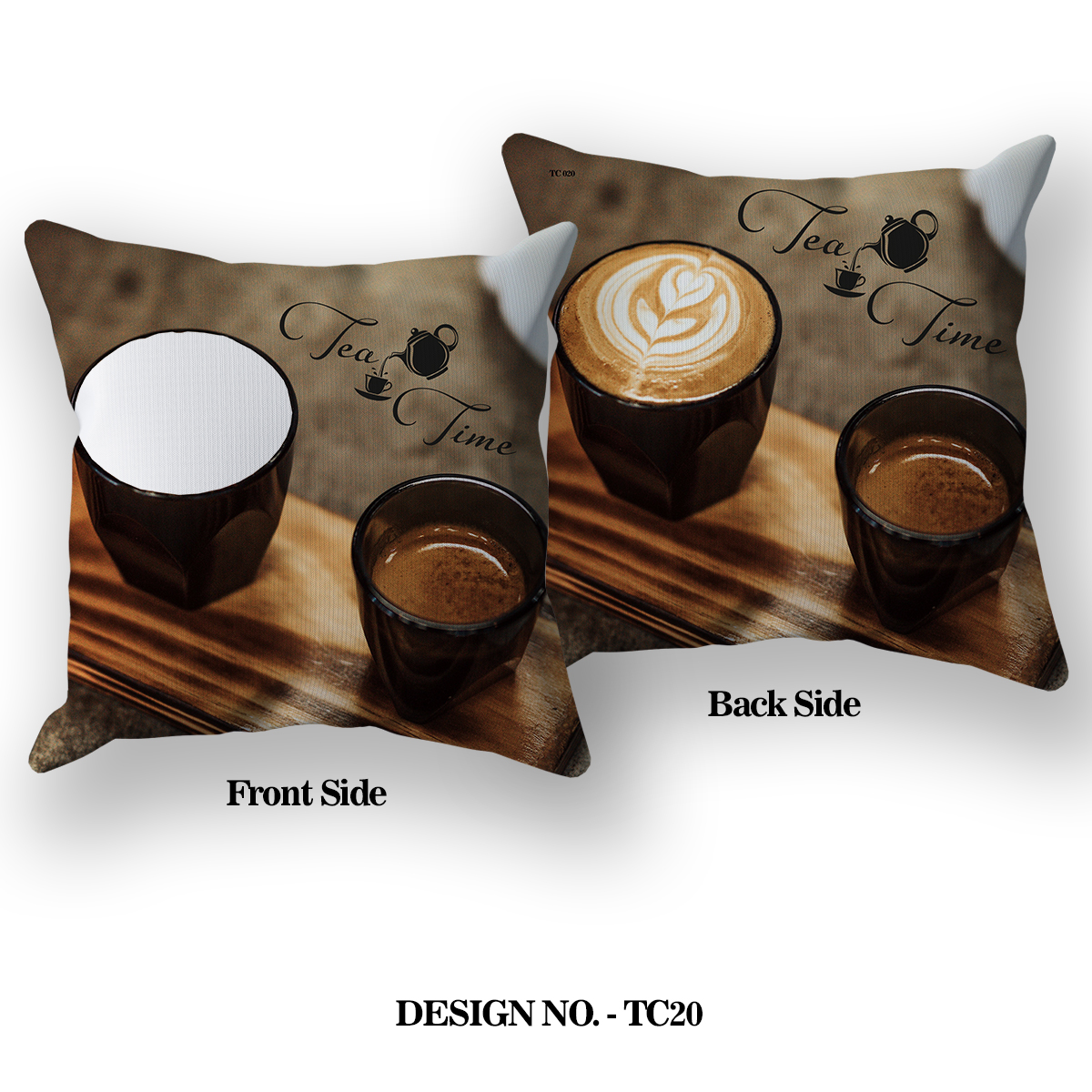 TEA TIME Printed Pillow TC020