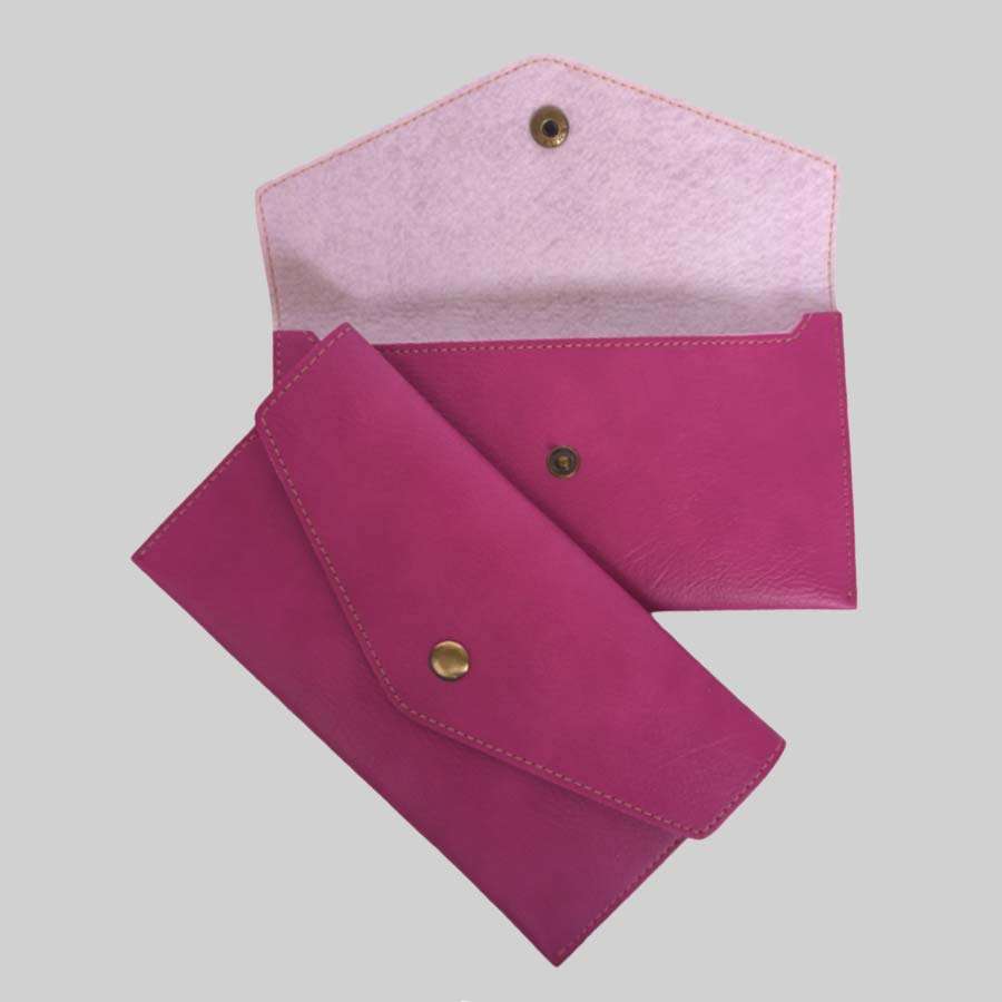 Ladies Minimal Clutch Bangkok Leather