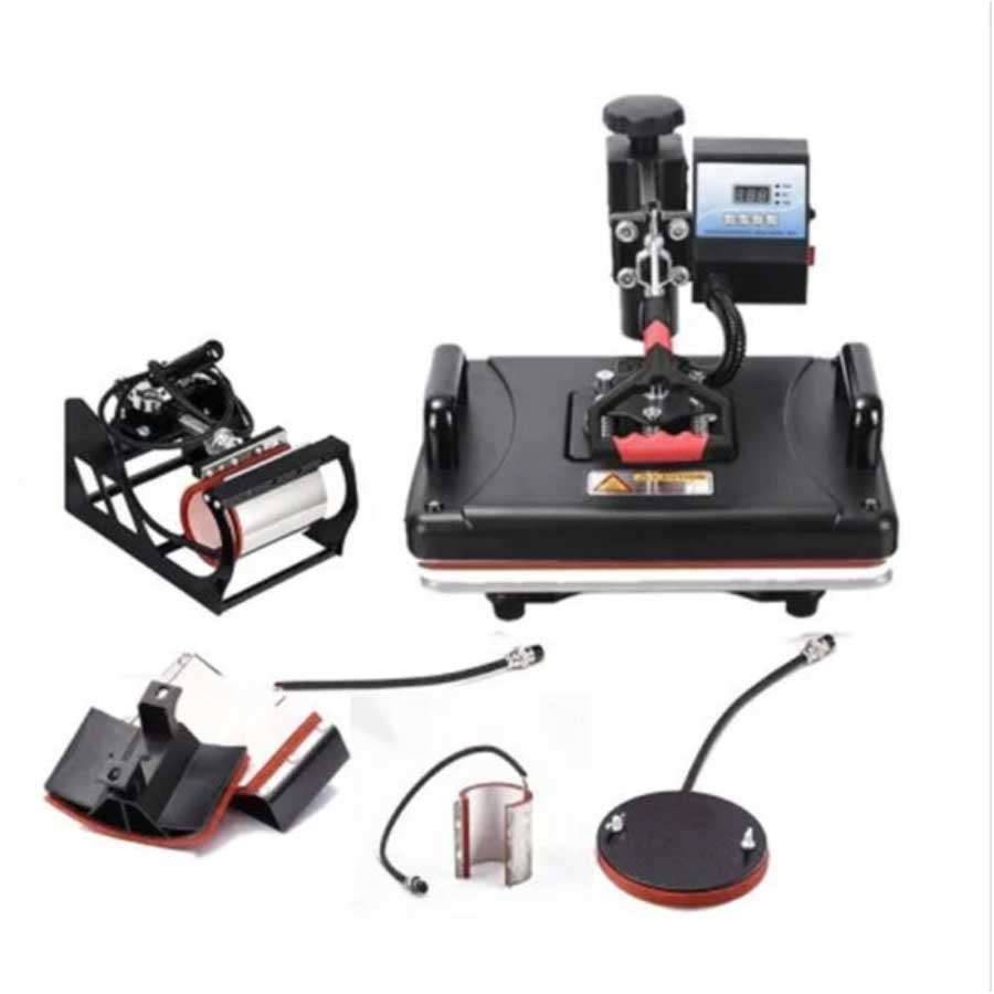 5 in 1 combo Sublimation Heat Press Machine