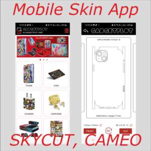 Mobile Skin Cutting Mobile App