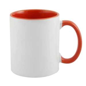3 Tone Red Ceramic Mug (Local Pickup Only)