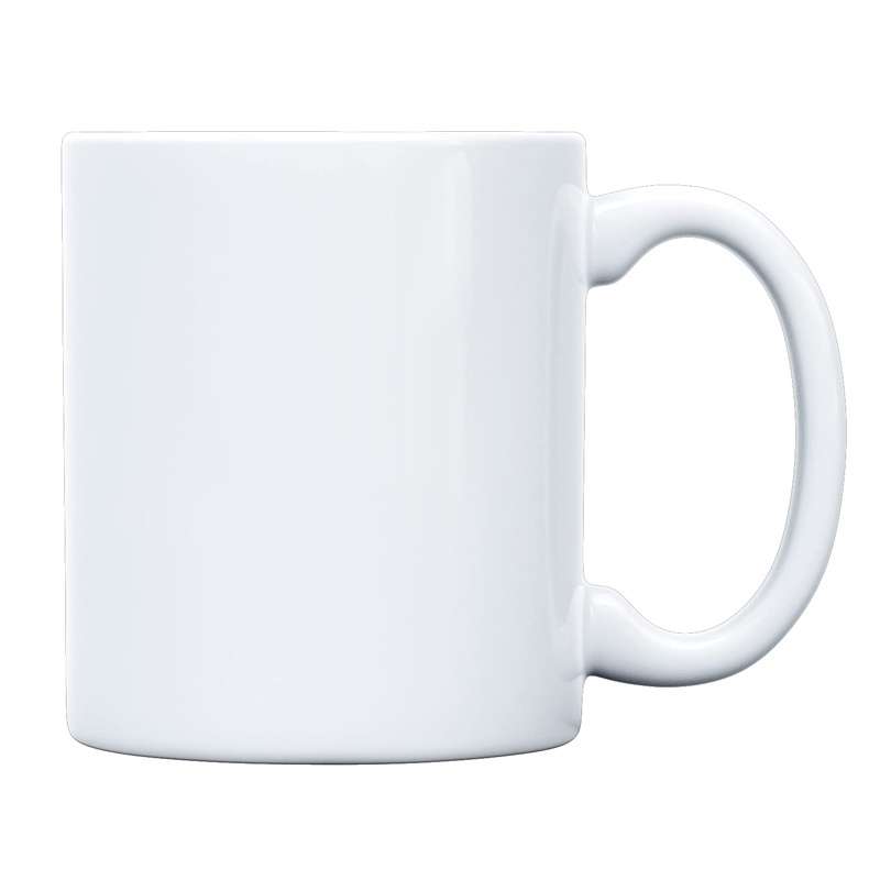 White Ceramic Sublimation Mug 11oz  (Local Pickup Only)