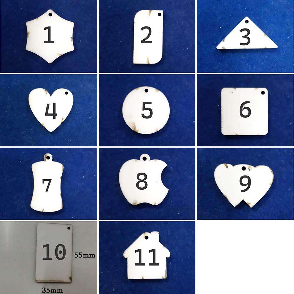 Wooden Sublimation Singal Side Keychain